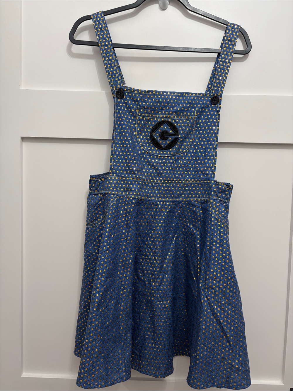 Minions Bling jumper dress ladies costume in excellent condition!! Size Small